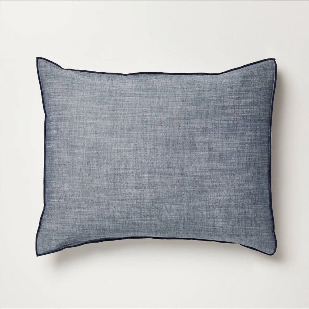 NWT 3pс King Reversible Comforter Set Blue - Hearth & Hand with Magnolia